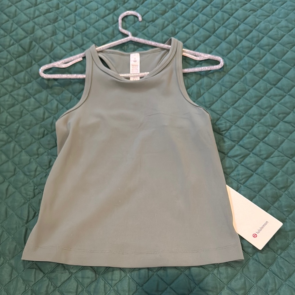 lululemon athletica Tan Fitted Crop Tank Top